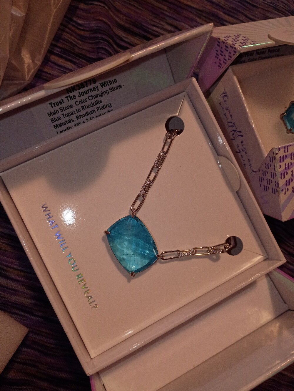 Bomb Party Jewelry GemStone Necklace 💙